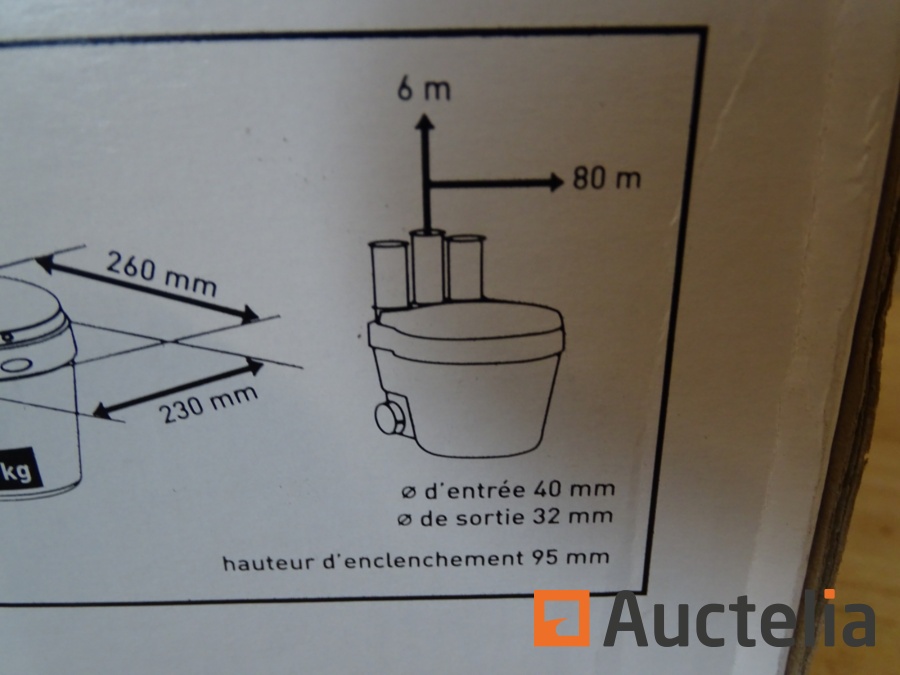 Pompe de Relevage VD110 Watermatic pour Cuisine et Buanderie ICI à Prix  Cuisiné