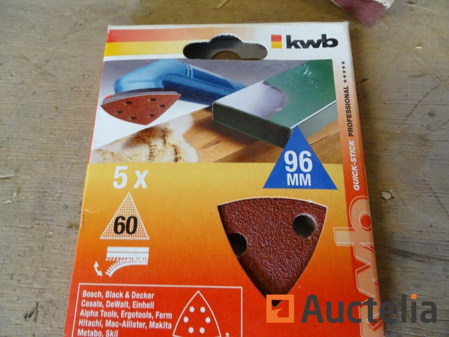 Ponceuse Bosch PDA 100 triangulaire, papier de verre - Ponceuse