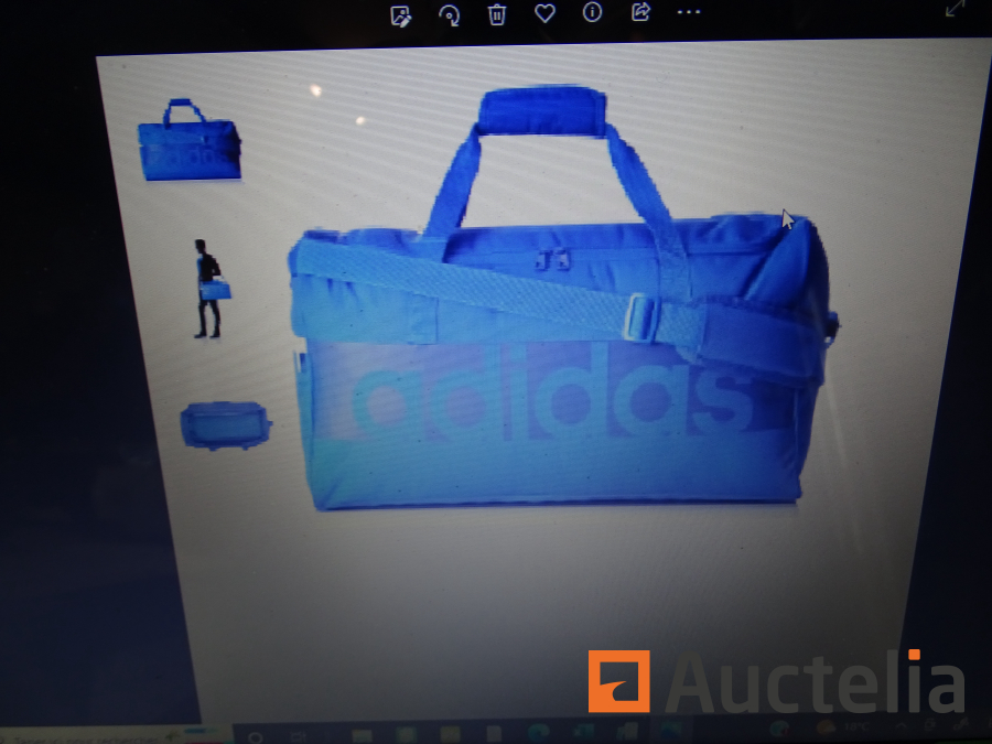 Sac de sport Adidas Tiro bleu