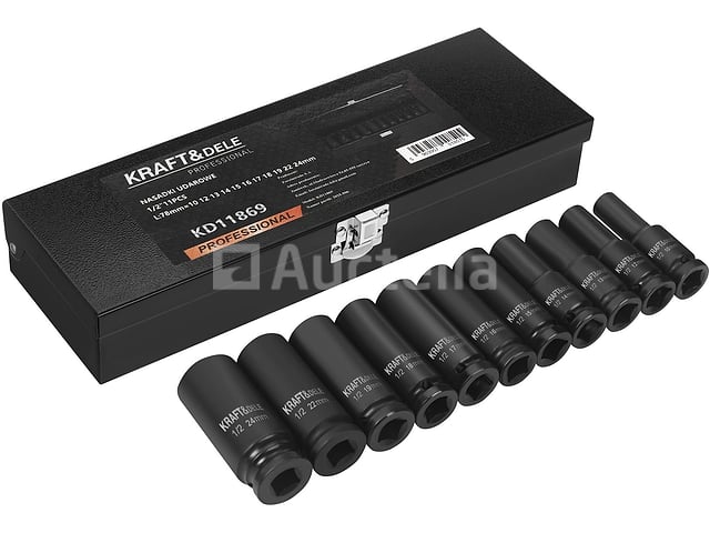 1/2" Slagdoppen 11 Stuks – foto 2 – kavel bij Auctelia, Aye