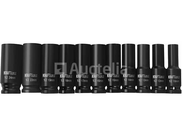 1/2" Slagdoppen (11 stuks) KRAFT&DELE – foto 2 – kavel bij Auctelia, Aye