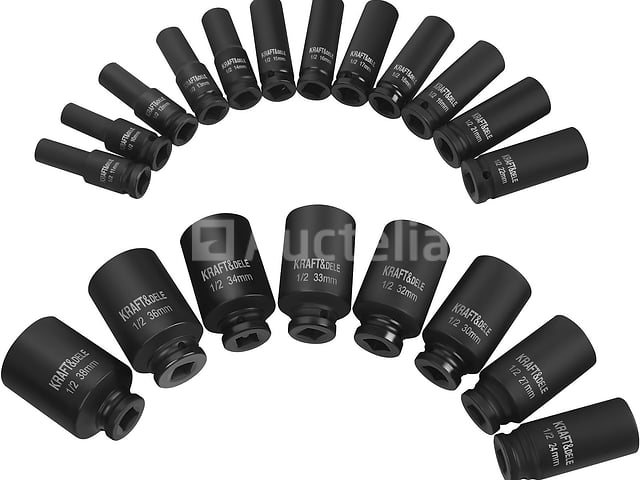 1/2" slagdoppen (20 stuks) KRAFT&DELE – foto 4 – kavel bij Auctelia, Aye