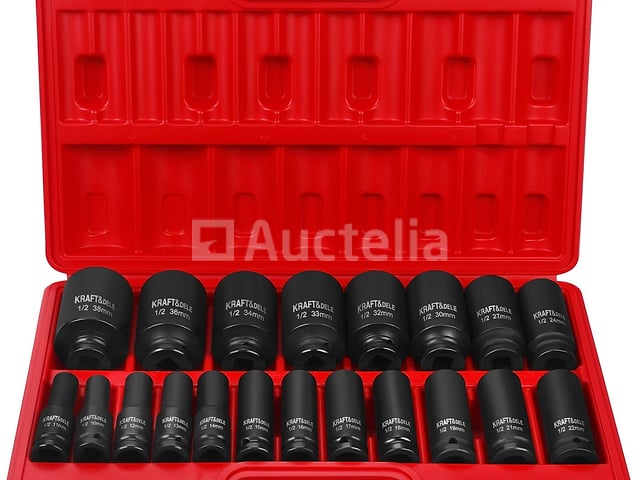 1/2" slagdoppen (20 stuks) KRAFT&DELE – foto 2 – kavel bij Auctelia, Aye