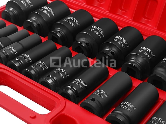 1/2" slagdoppen (20 stuks) KRAFT&DELE – foto 3 – kavel bij Auctelia, Aye
