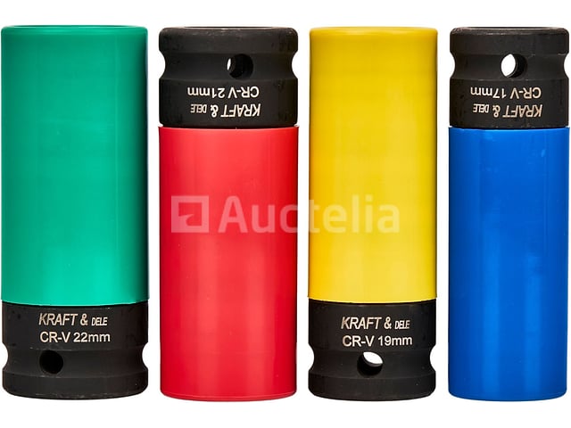 1/2" Slagdoppen (4 stuks) KRAFT&DELE – foto 3 – kavel bij Auctelia, Aye