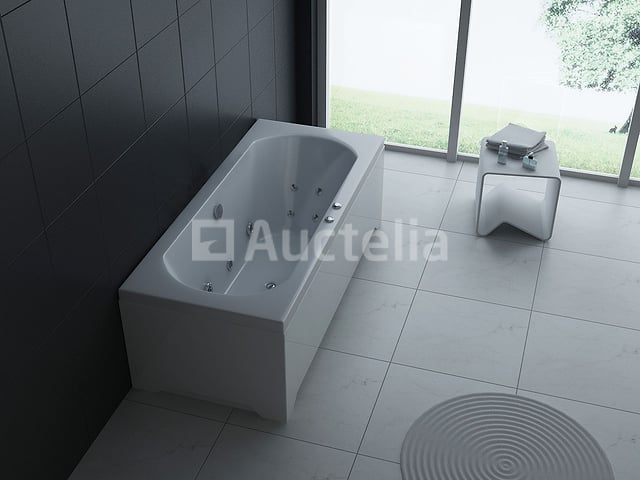 1 à 2 Persoons whirlpool massagebad Wit - Linkse opstelling 170x75cm – foto 2 – kavel bij Auctelia, Tholen