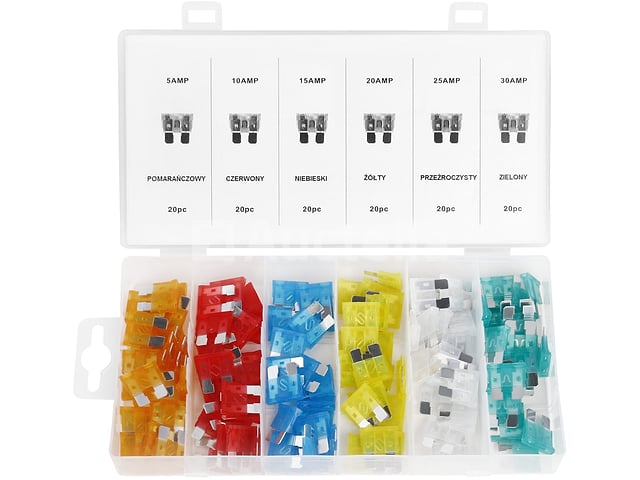 10 sets van 120 zekeringen 5-30A KRAFT&DELE – foto 2 – kavel bij Auctelia, Aye