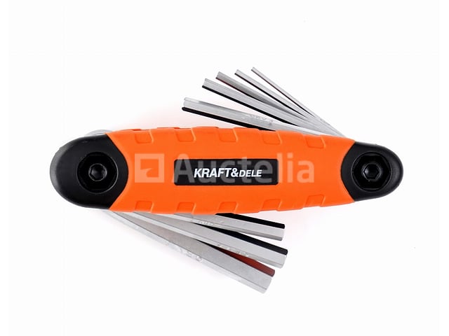 10 sets van 8 KRAFT&DELE inklapbare inbussleutels – foto 2 – kavel bij Auctelia, Aye
