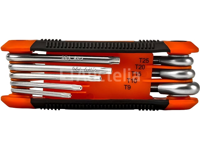 10 sets van 8 KRAFT&DELE vouwbare Torx-sleutels – foto 3 – kavel bij Auctelia, Aye