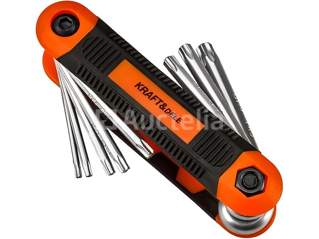 10 sets van 8 KRAFT&DELE vouwbare Torx-sleutels – foto 2 – kavel bij Auctelia, Aye