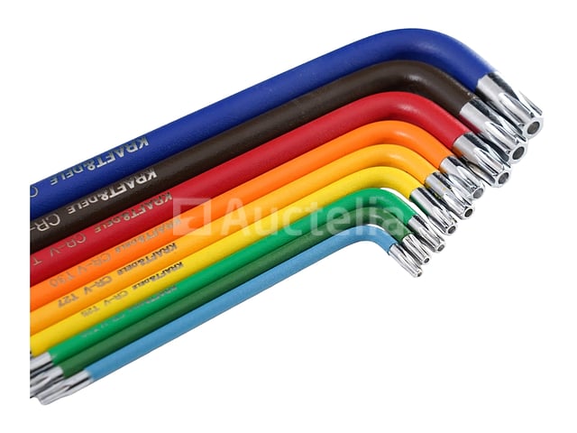 10 sets van 9 KRAFT&DELE T10-T50 Torx-sleutels – foto 4 – kavel bij Auctelia, Aye