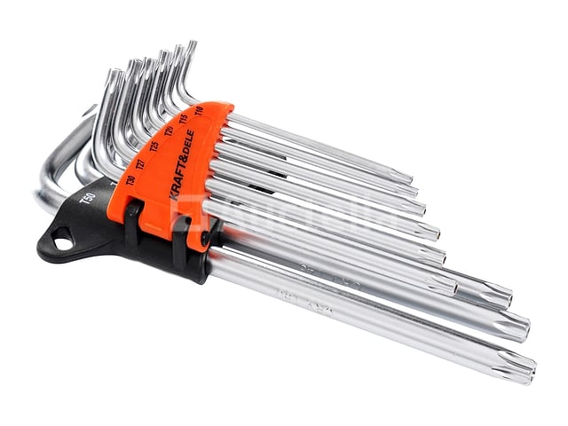 10 sets van 9 KRAFT&DELE Torx-sleutels – foto 2 – kavel bij Auctelia, Aye