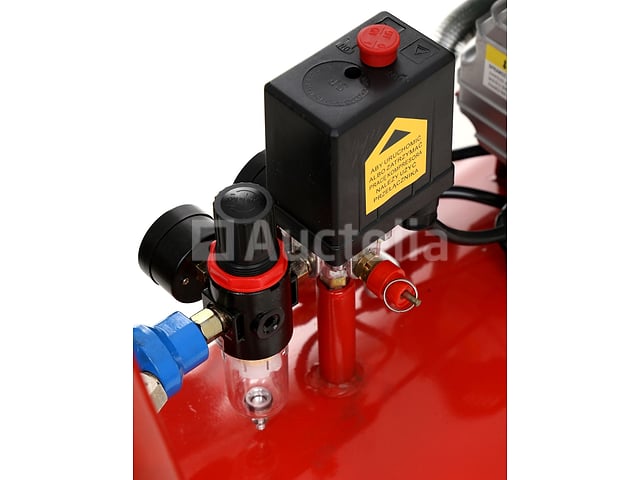 100L 2-zuiger 4,1 pk oliecompressor + KRAFT&DELE-separator – foto 8 – kavel bij Auctelia, Aye