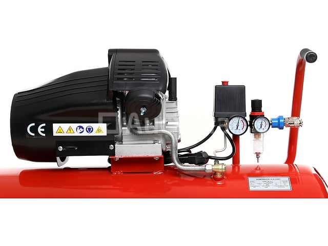 100L 2-zuiger 4,1 pk oliecompressor + KRAFT&DELE-separator – foto 6 – kavel bij Auctelia, Aye