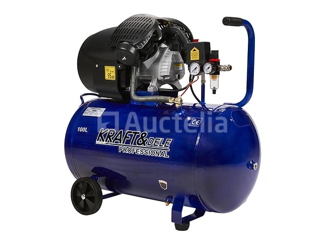 100L 3000W KRAFT&DELE oliecompressor – kavel bij Auctelia, Aye