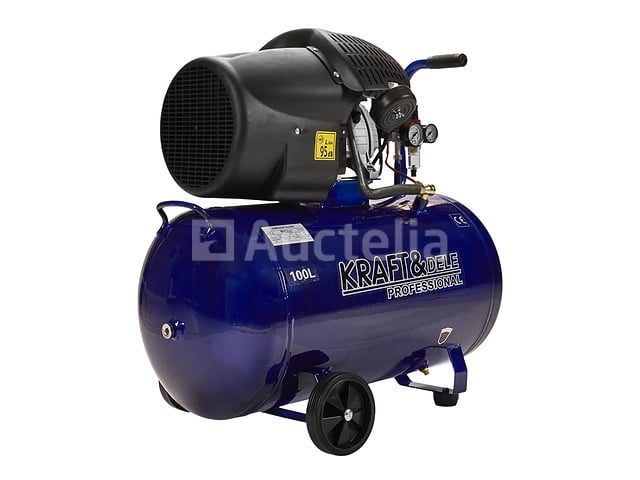 100L 3000W KRAFT&DELE oliecompressor – foto 3 – kavel bij Auctelia, Aye