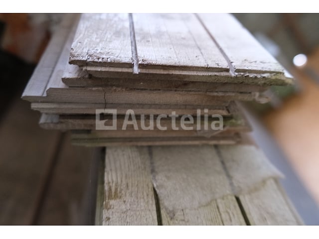 16 Sivalbp houten bekledingsplaten (+- 9 m²) – foto 3 – kavel bij Auctelia, Paliseul