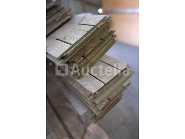 16 Sivalbp houten bekledingsplaten (+- 9 m²) – foto 4 – kavel bij Auctelia, Paliseul