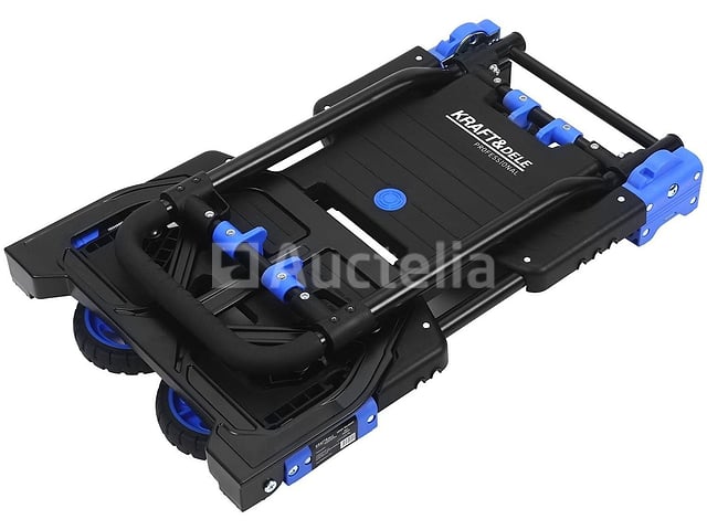 2-in-1 inklapbare transport- en magazijnkar 150 kg KRAFT&DELE – foto 4 – kavel bij Auctelia, Aye