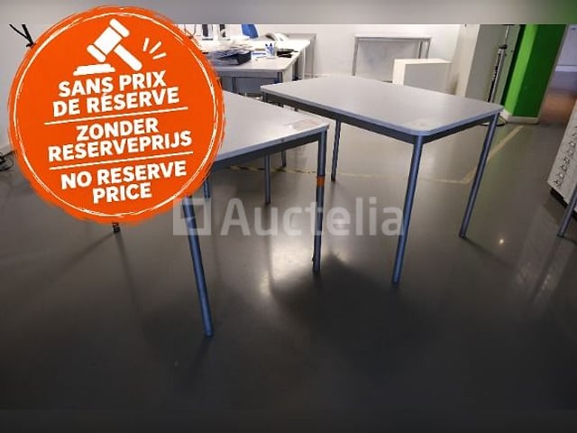 2 Kantoortafels – foto 2 – kavel bij Auctelia, Bruxelles