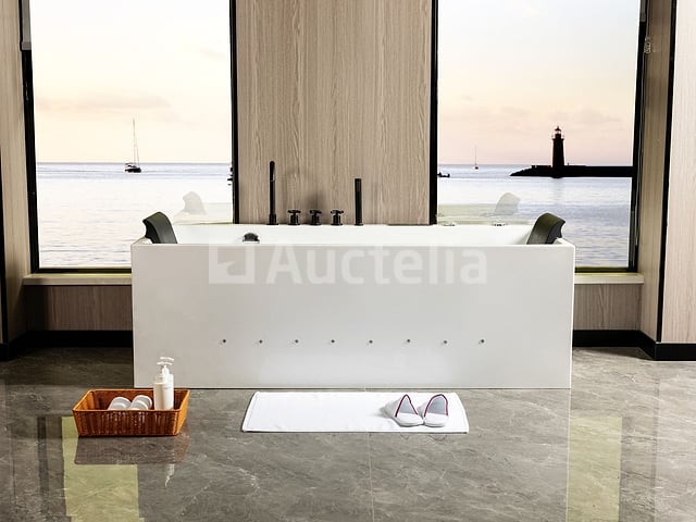 2 Persoons Whirlpool massagebad - half vrijstaand 180x75cm – foto 3 – kavel bij Auctelia, Tholen