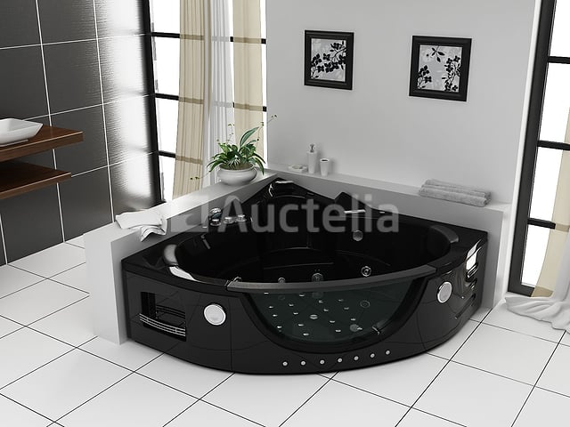 2 Persoons Whirlpool Massagebad - Wit - Hoekbad - 152x152x62cm – foto 4 – kavel bij Auctelia, Tholen