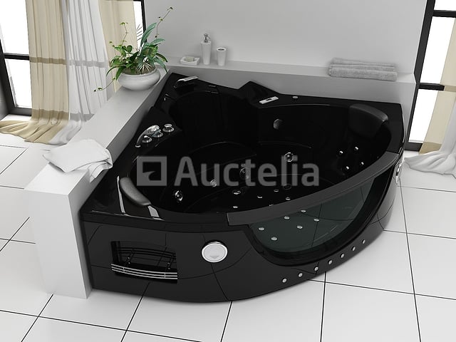 2 Persoons Whirlpool Massagebad - Wit - Hoekbad - 152x152x62cm – foto 6 – kavel bij Auctelia, Tholen