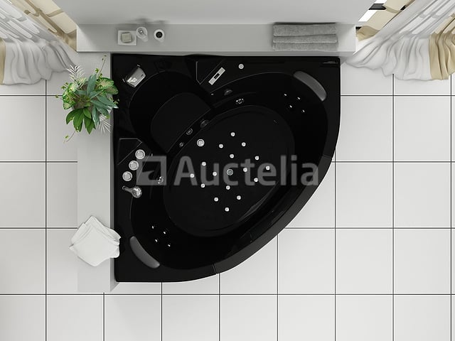 2 Persoons Whirlpool Massagebad - Wit - Hoekbad - 152x152x62cm – foto 5 – kavel bij Auctelia, Tholen