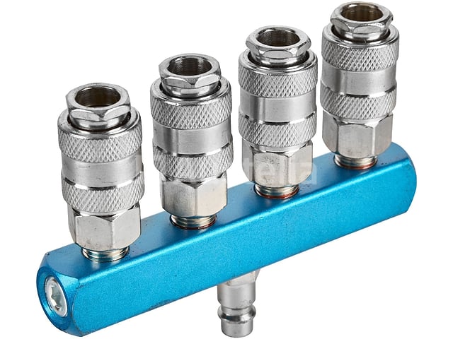 2 pneumatische snelkoppelingen 1/4" KRAFT&DELE 2 – foto 2 – kavel bij Auctelia, Aye