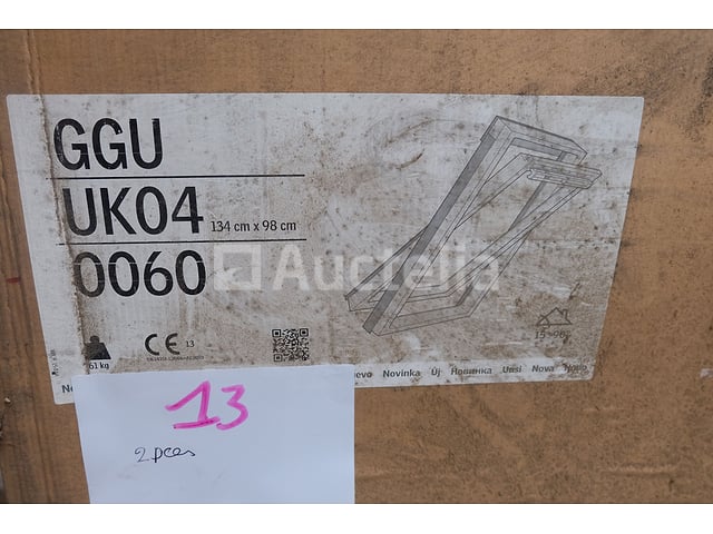 2 Velux dakramen – kavel bij Auctelia, Liège
