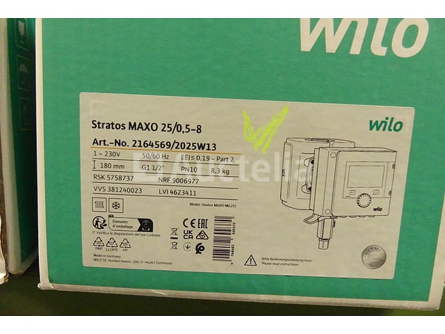 2 Wilo Stratos Maxo Industriële Circulatoren – foto 3 – kavel bij Auctelia, Charleroi