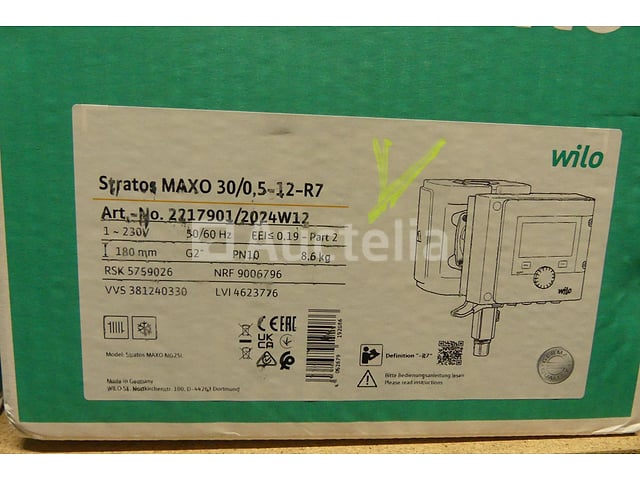 2 Wilo Stratos Maxo Industriële Circulatoren – foto 2 – kavel bij Auctelia, Charleroi