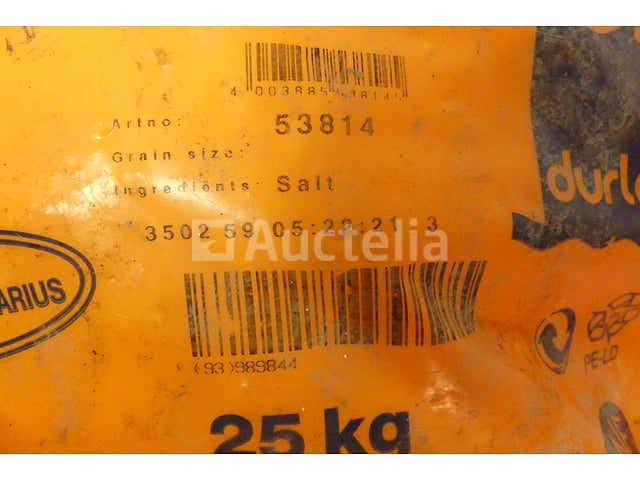 20 Axal Ontharder Zoutzakken – foto 5 – kavel bij Auctelia, Chastre