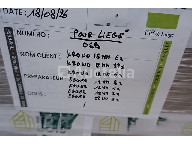 20 OSB-panelen – foto 5 – kavel bij Auctelia, Liège