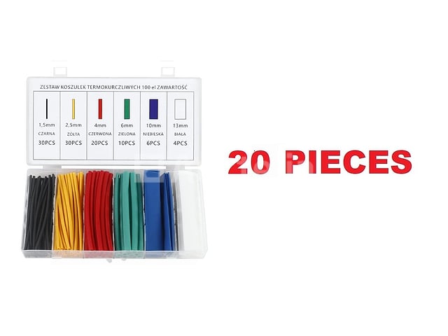 20 sets van 100 KRAFT&DELE krimpslangen – kavel bij Auctelia, Aye