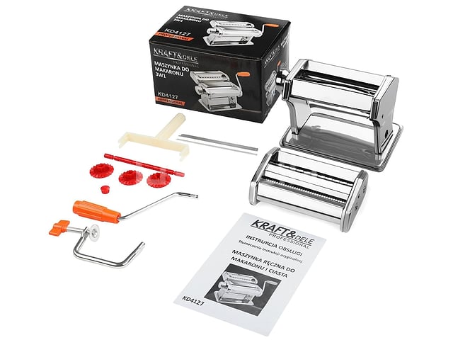 3-in-1 handmatige pastamachine KRAFT&DELE – foto 3 – kavel bij Auctelia, Aye
