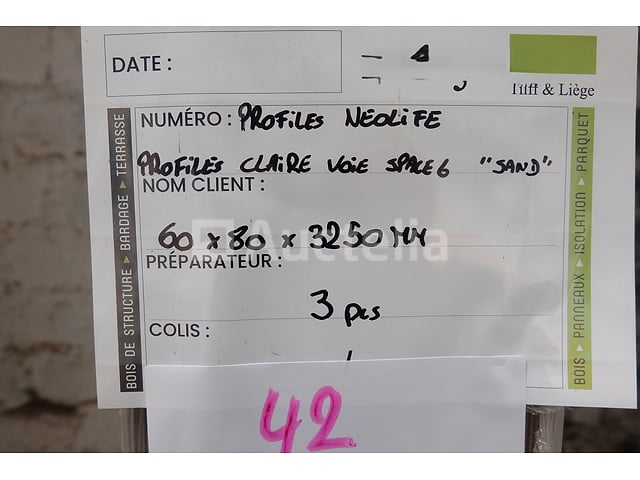 3 Neolife samengestelde hoekprofielen – foto 2 – kavel bij Auctelia, Liège