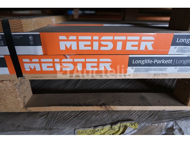 32 Parketplanken (+- 12,64 m²) Meister Geanimeerd eikenhout witcrème ceruse 8541 – foto 5 – kavel bij Auctelia, Paliseul