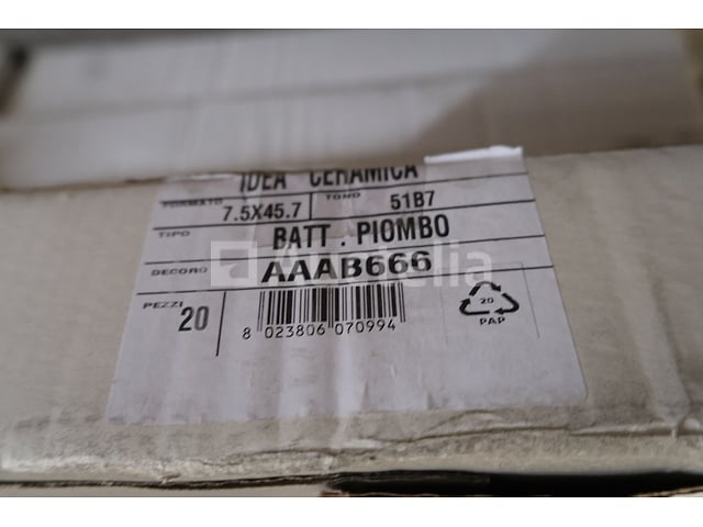 320 plinten 45x7 Idea keramische batt. Piombo – foto 6 – kavel bij Auctelia, Paliseul