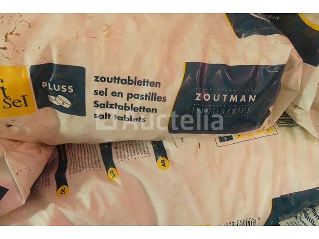 35 zakken zout voor SoftSel verzachter – foto 5 – kavel bij Auctelia, Chastre