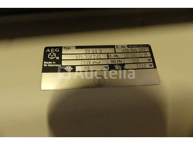 4 AEG DF60V kappen – foto 6 – kavel bij Auctelia, Courcelles