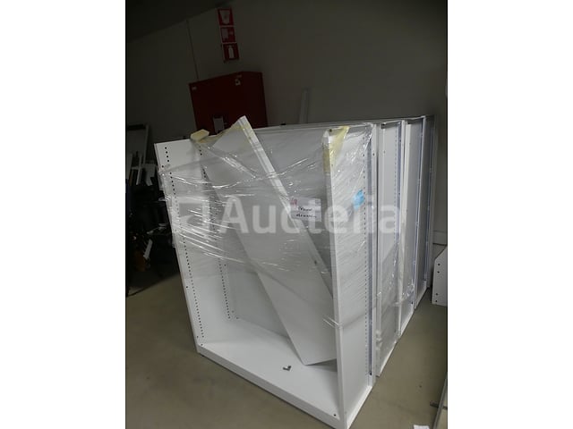 4 Metalen plankkasten – kavel bij Auctelia, Saint-Gilles