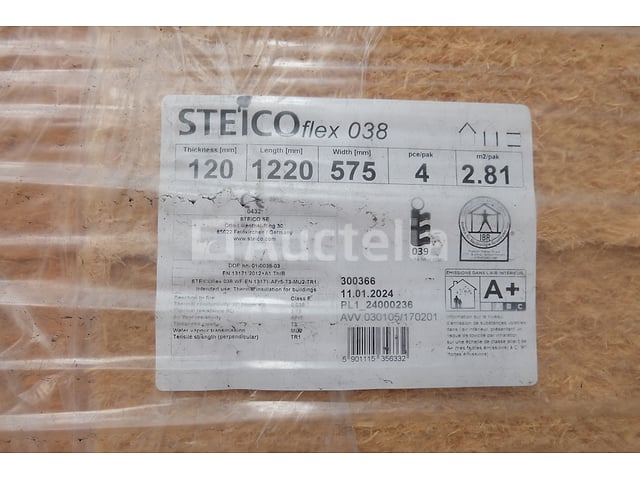 40 Steico Flex 038 vezelplaat – foto 3 – kavel bij Auctelia, Liège