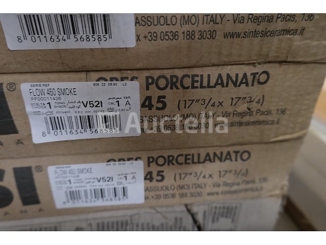 40 tegels 45x45 sintesi flow 450 rook – foto 5 – kavel bij Auctelia, Paliseul