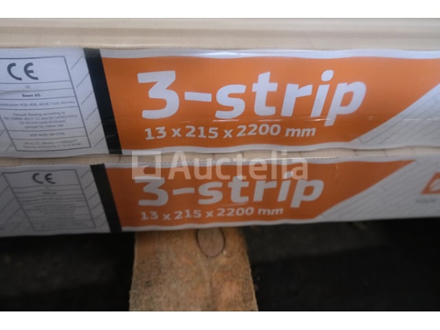 42 Parketplanken (+- 19,86 m²) Beuk Pop 3-Strip Live Satin – foto 5 – kavel bij Auctelia, Paliseul