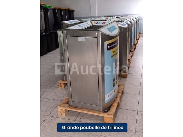5 Grote roestvrijstalen bakken – foto 3 – kavel bij Auctelia, Charleroi