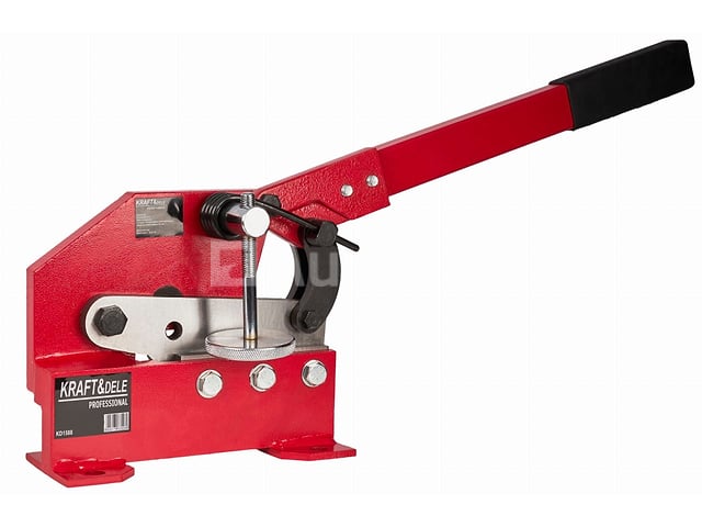 5" handmatige guillotine voor KRAFT&DELE stalen platen en staven – foto 4 – kavel bij Auctelia, Aye