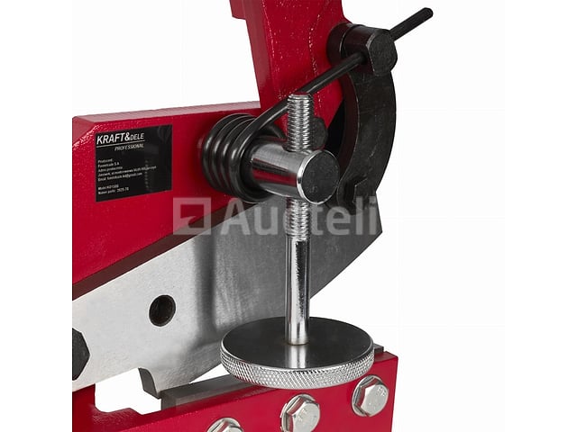 5" handmatige guillotine voor KRAFT&DELE stalen platen en staven – foto 5 – kavel bij Auctelia, Aye