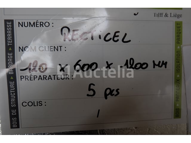 5 rechthoekige isolatiepanelen – foto 4 – kavel bij Auctelia, Liège