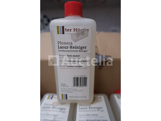 5 x 500 ml containers van Ter Hürne Lasur-reiniger houtreiniger – foto 2 – kavel bij Auctelia, Liège